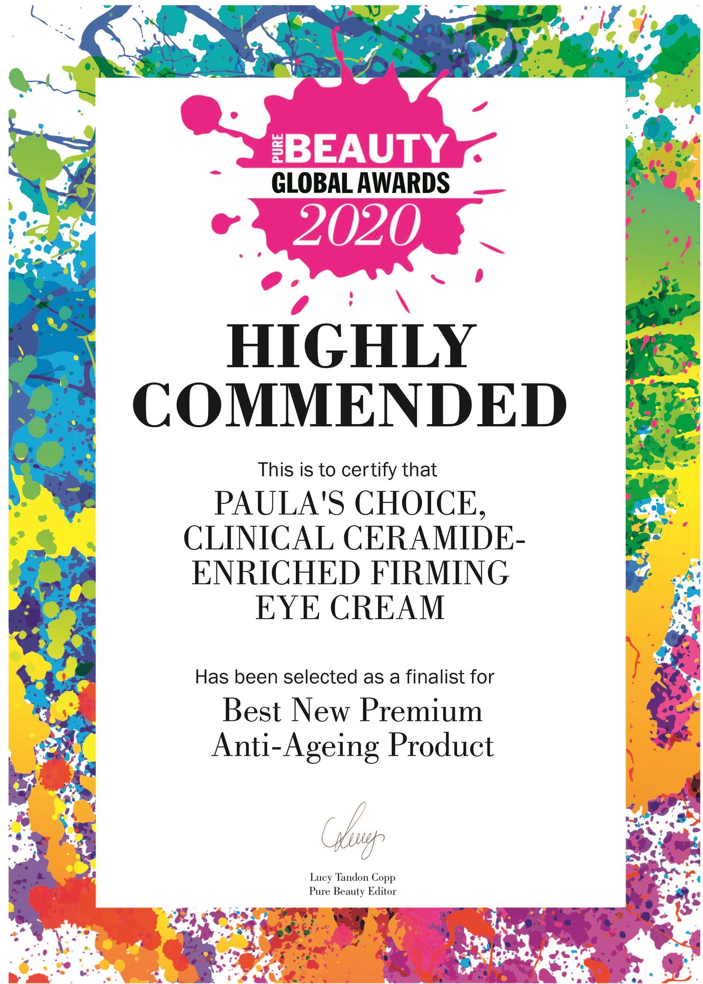 Clinical Ceramide-Enriched Firming Eye Cream