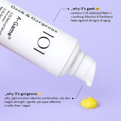A-Game 10 - 0.1% Retinal Serum