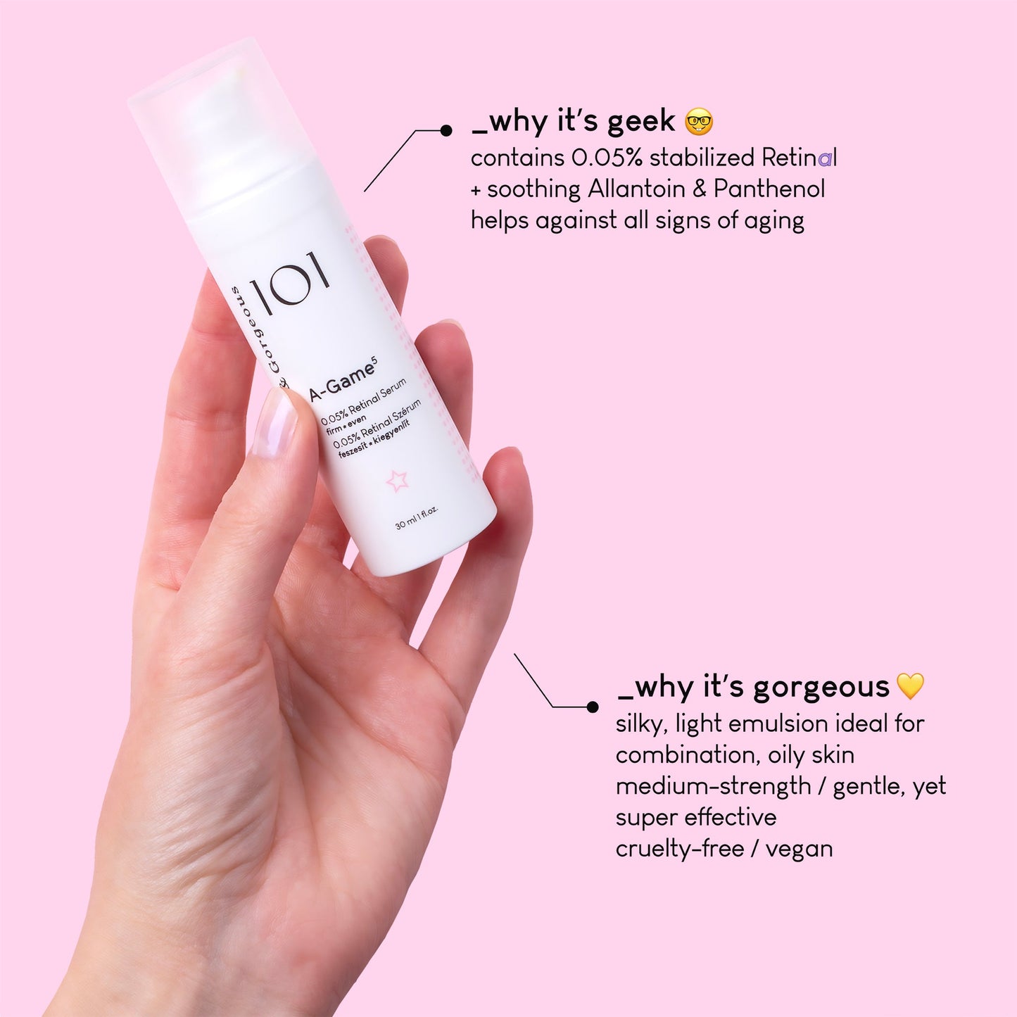 A-Game 5 - 0.05% Retinal Serum
