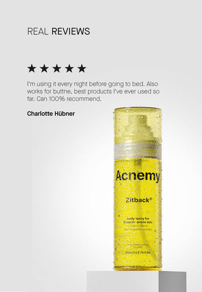 Zitback - Σπρέι Κατά της Ακμής στο Σώμα