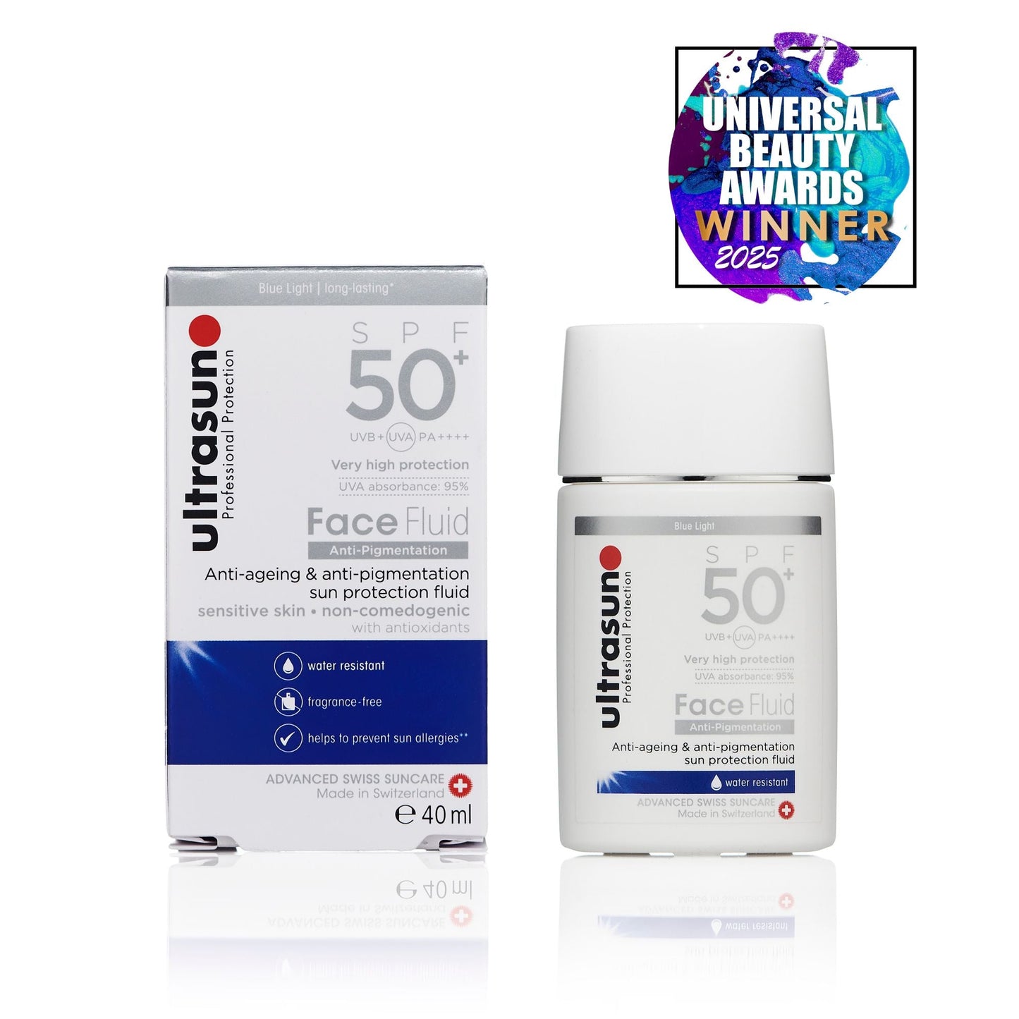 Ultrasun Face Fluid Anti-Pigmentation SPF50+ Αποχρωματιστικό Fluid Κατά των Δυσχρωμιών