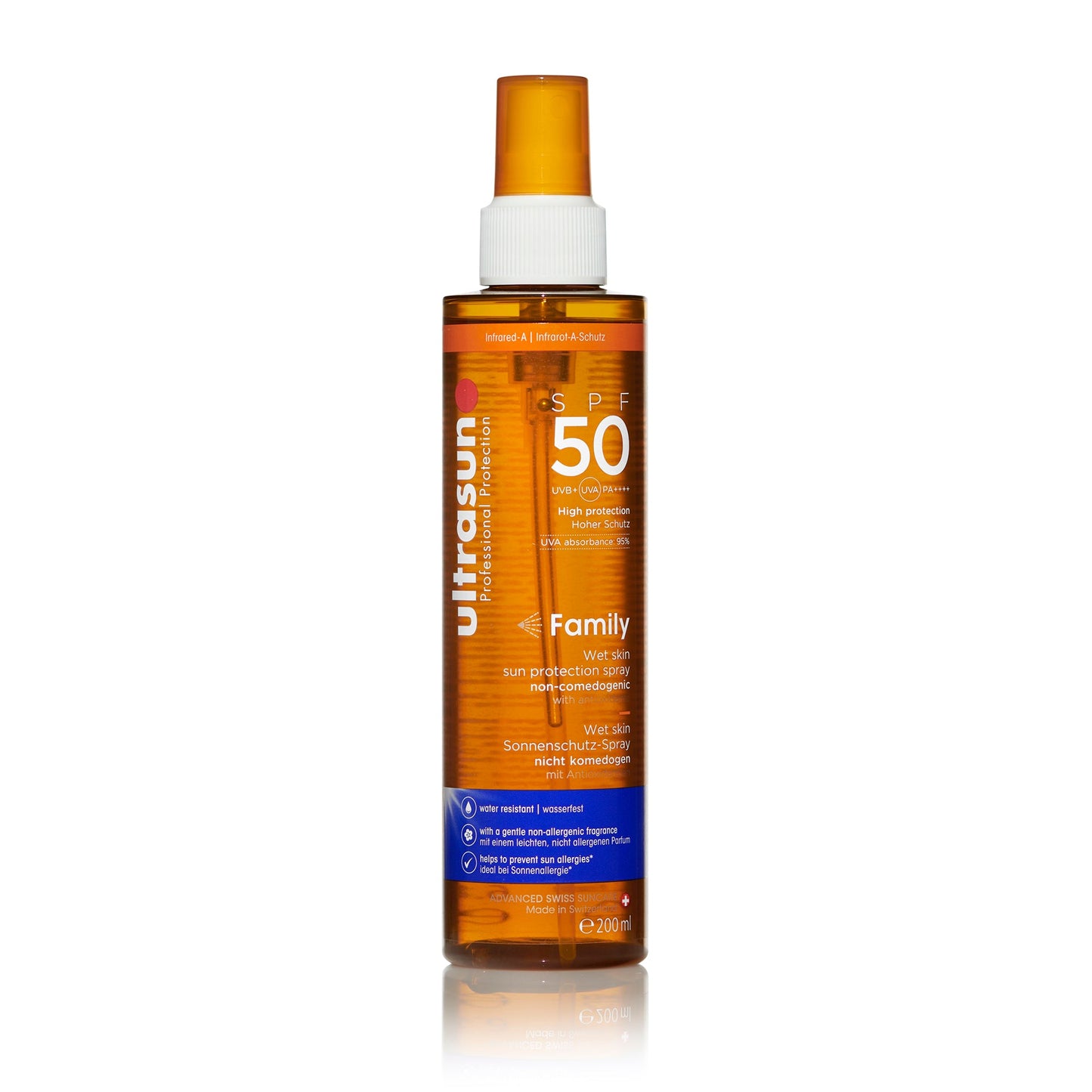Family Wet Skin Spray SPF50 - Αντηλιακό Σπρέι για Στεγνή και Βρεγμένη Επιδερμίδα