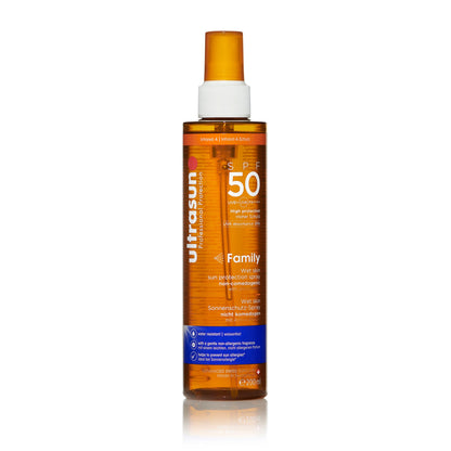 Family Wet Skin Spray SPF50 - Αντηλιακό Σπρέι για Στεγνή και Βρεγμένη Επιδερμίδα