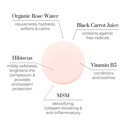 Floral Water - Pure MSM & Rose Toner