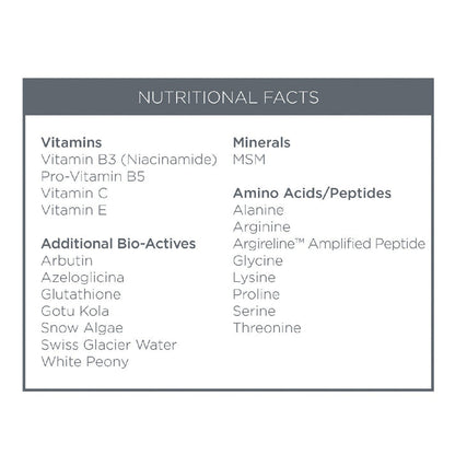 H2Glow  Clarity Enhancing Nutri-Serum with 5% Argireline + 5% Niacinamide