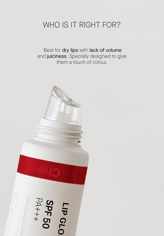 Moisturizing Lip Gloss with SPF50 - Cherry