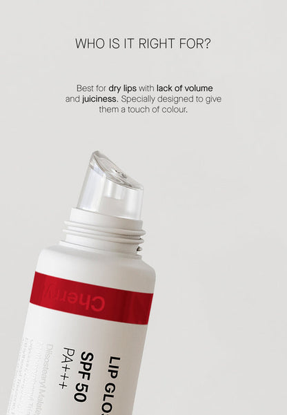 Moisturizing Lip Gloss with SPF50 - Cherry