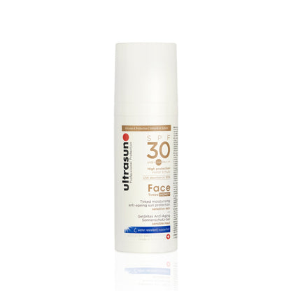 Ultrasun Face Tinted SPF30+ Τονισμένη Ημερήσια Ενυδατική Κρέμα 50 ml