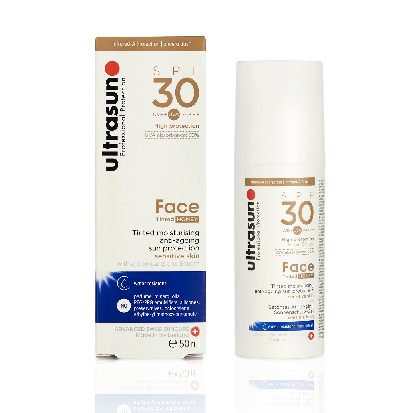 Ultrasun Face Tinted SPF30+ Τονισμένη Ημερήσια Ενυδατική Κρέμα 50 ml