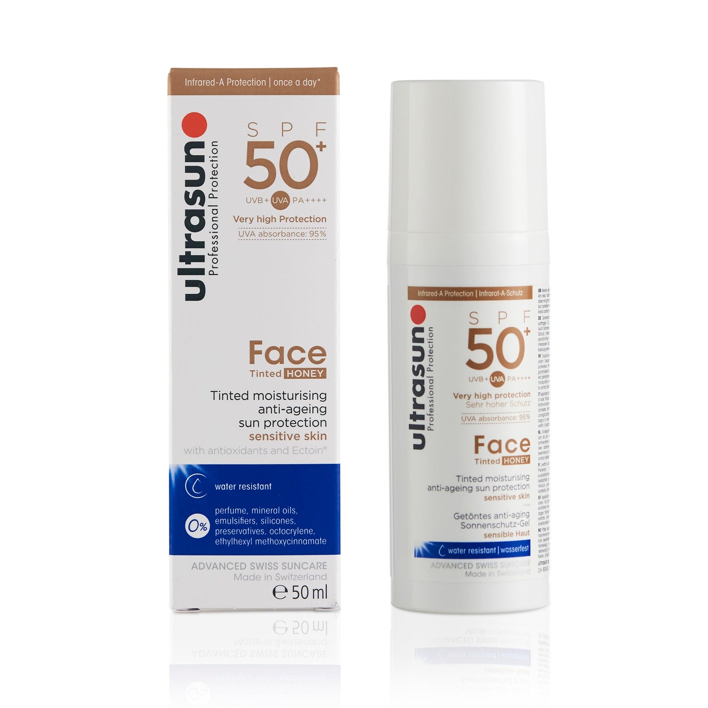 Ultrasun Face Tinted SPF50+ Τονισμένη Ημερήσια Ενυδατική Κρέμα