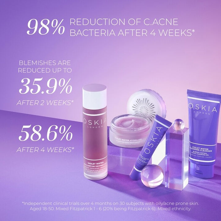 Violet Water Clearing Cleanser - Καθαριστικό για τον έλεγχο της ακμής