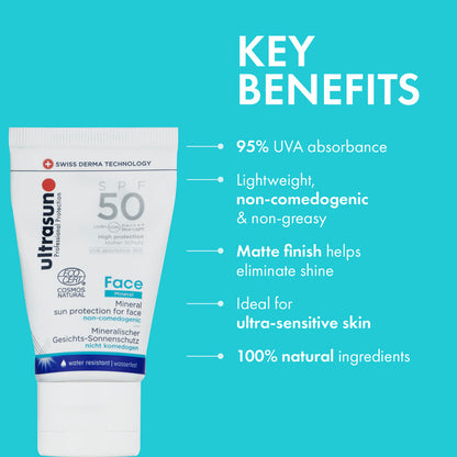 Ultrasun Mineral Baby SPF50 - Ορυκτό Αντηλιακό για Βρέφη