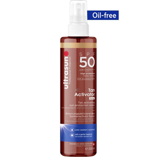 Ultrasun Body Tan Activator Spray SPF50 - Σπρέι Ενεργοποιητής Μαυρίσματος Σώματος