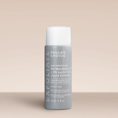 Skin Perfecting 6% Mandelic + 2% Lactic Acid AHA Liquid Exfoliant